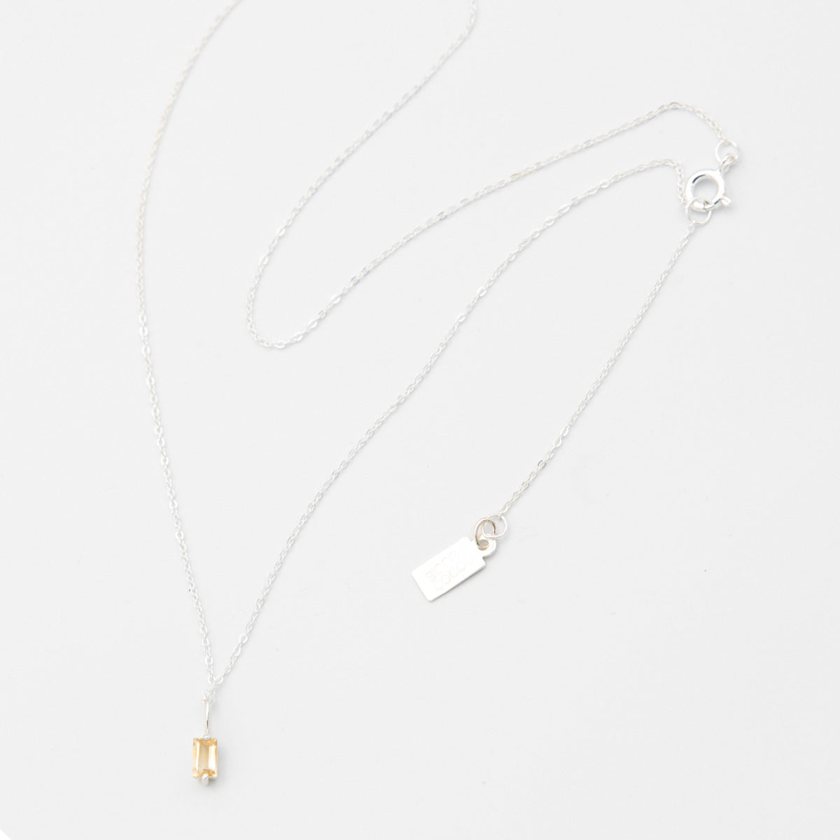 Tiny Citrine Necklace