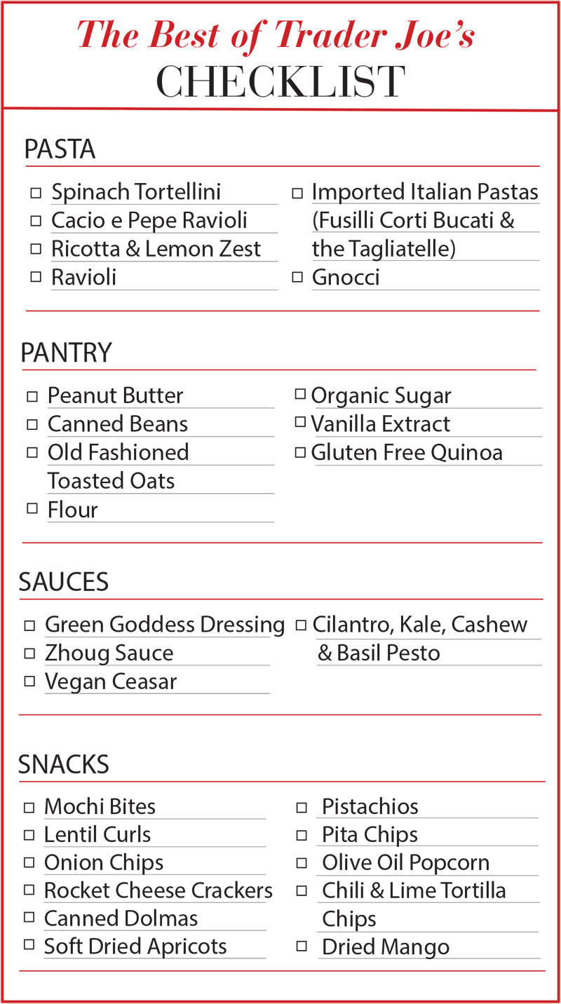 The Ultimate Trader Joe's Shopping List