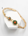 Tutti Frutti Vintage Watch Band Bracelet