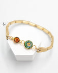 Tutti Frutti Vintage Watch Band Bracelet
