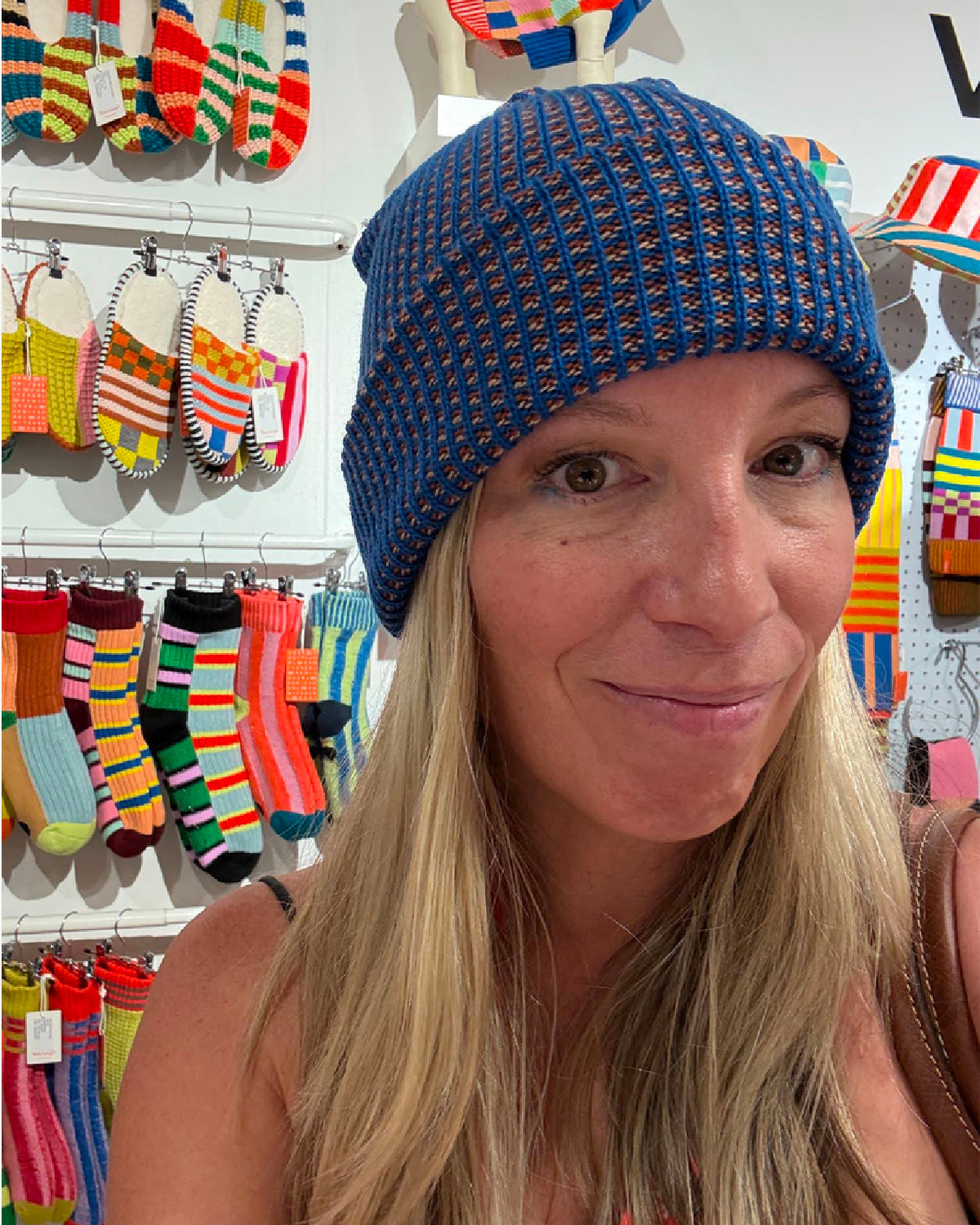 Grid Knit Beanie