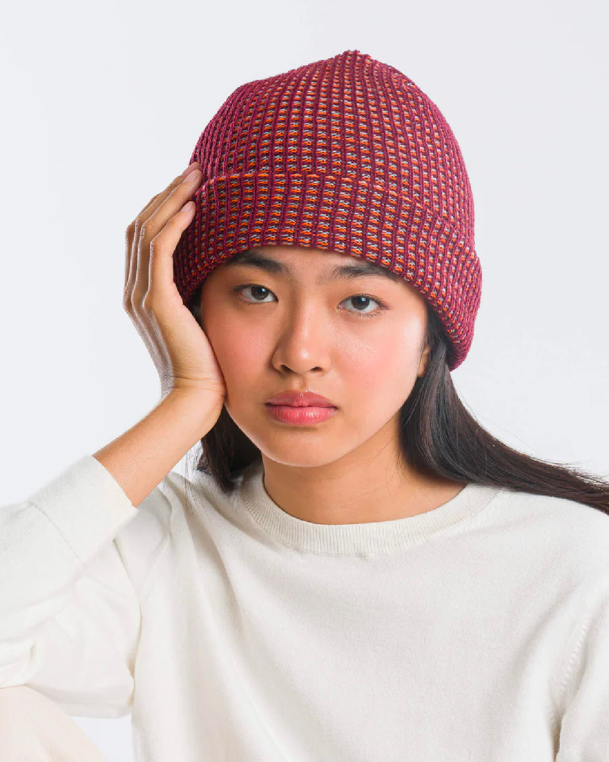 Grid Knit Beanie