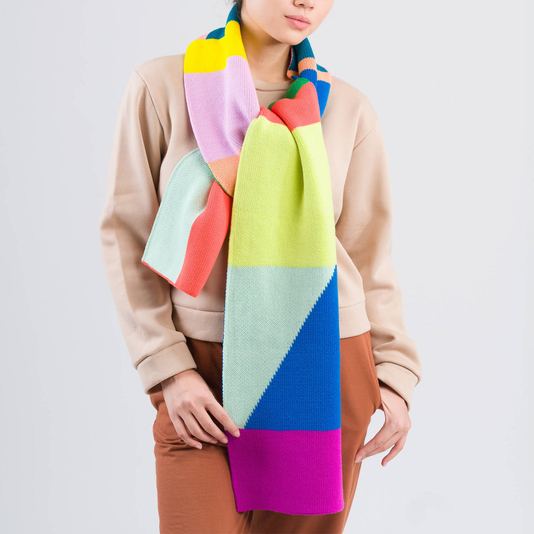 Mismatch Big Scarf