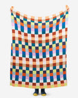 Color Patch Throw Blanket