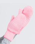 Stripe Knit Mittens