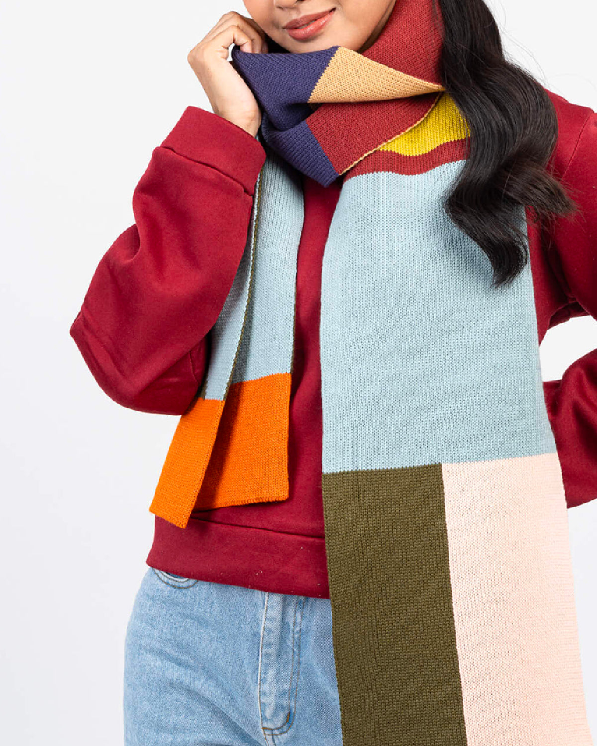Mismatch Big Scarf