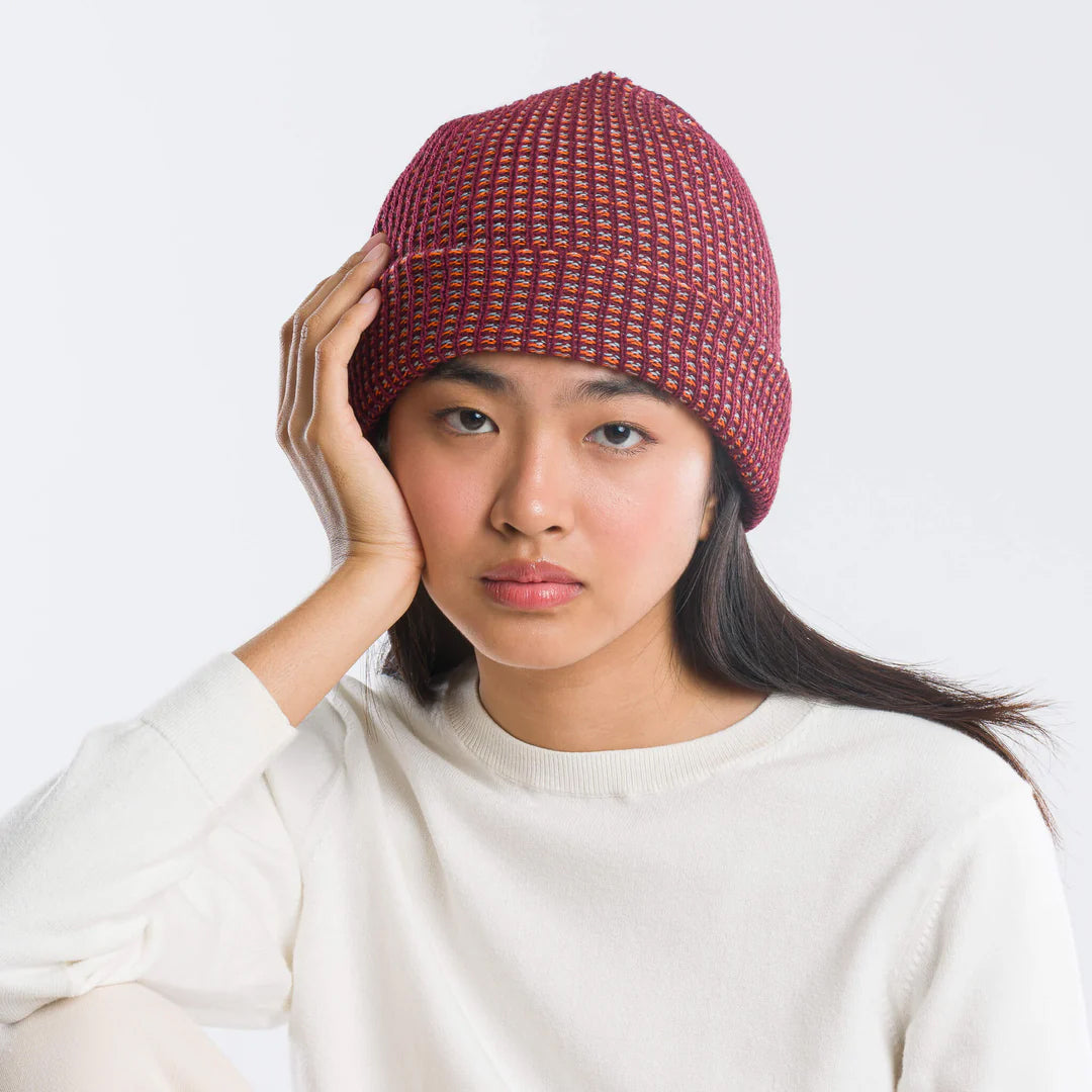 Grid Knit Beanie