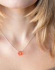 Inner Fire Carnelian Necklace