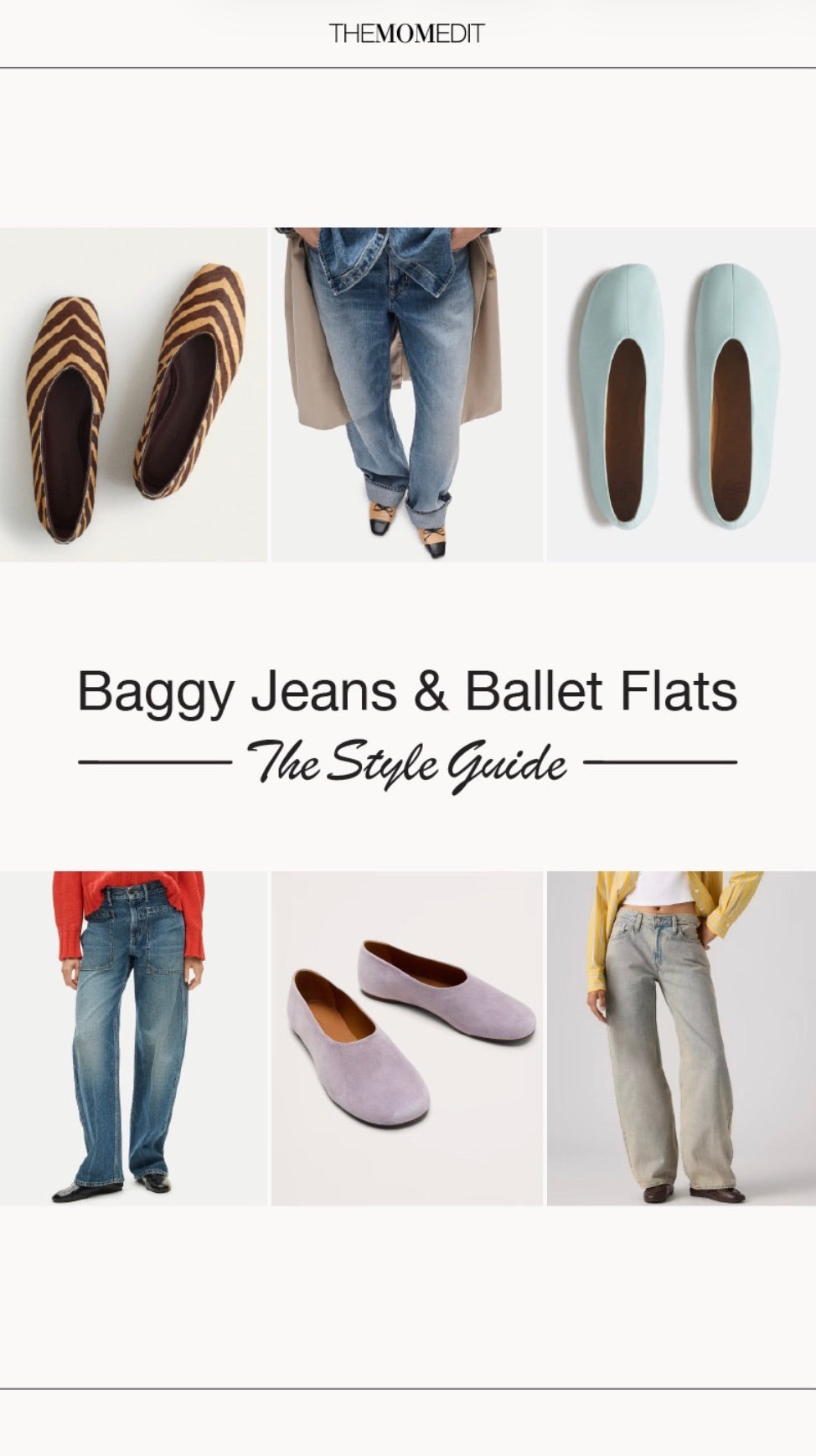 Baggy Jeans + Ballet Flats: 6 Easy Outfit Formulas