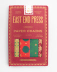 East End Press Paper Chains kit in its red and gold packet with printed paper strips