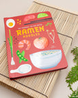 101 Things to Do With Ramen Noodles cookbook in red, with a ramen bowl on the cover