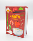 Standing copy of the 101 Things to Do With Ramen Noodles cookbook