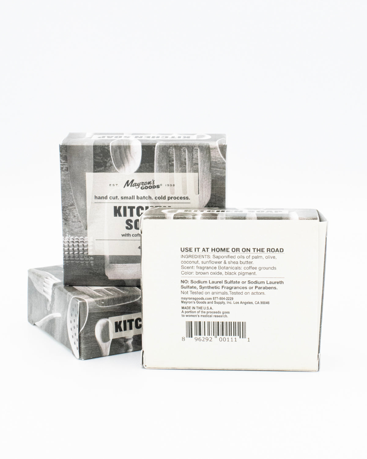 Preview of ingredients in Mayron's Goods Kitchen Soap 