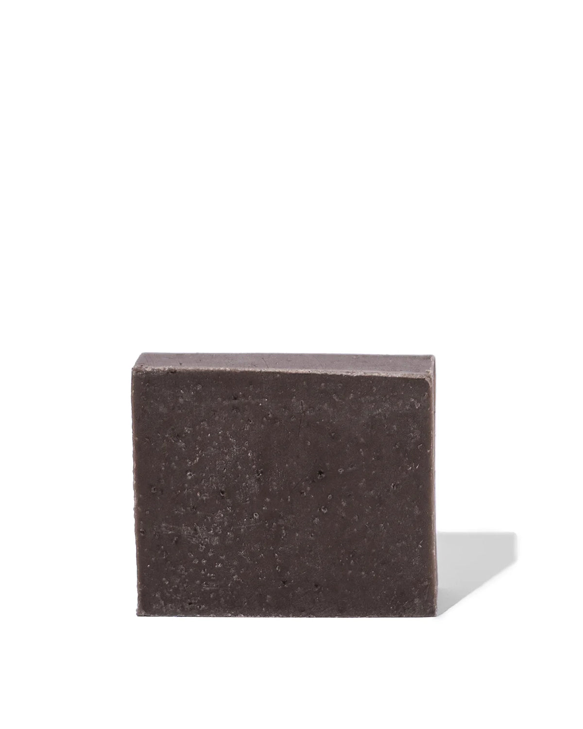 Black rectangular Mayron's Goods Kithcen soap bar on a white background