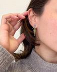 Queen Anne's Lace Leaf Drop Earrings