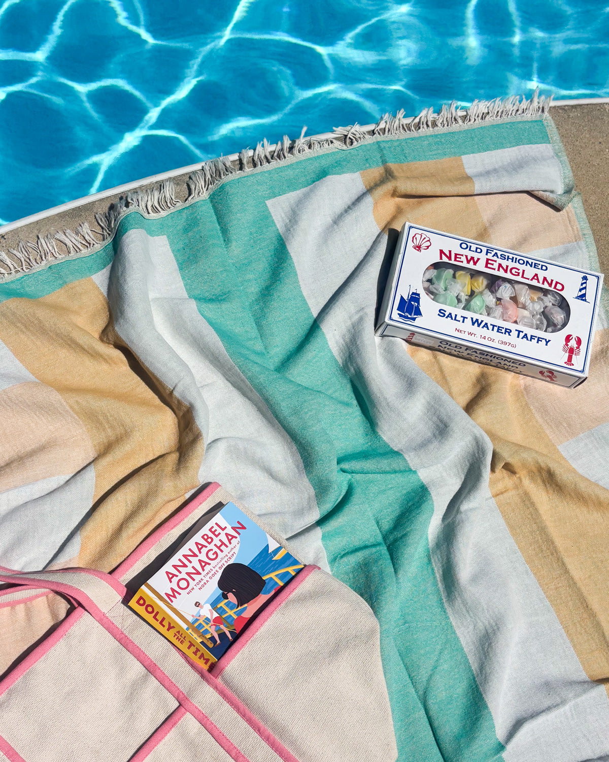 Dockside Turkish Cotton Beach Towel