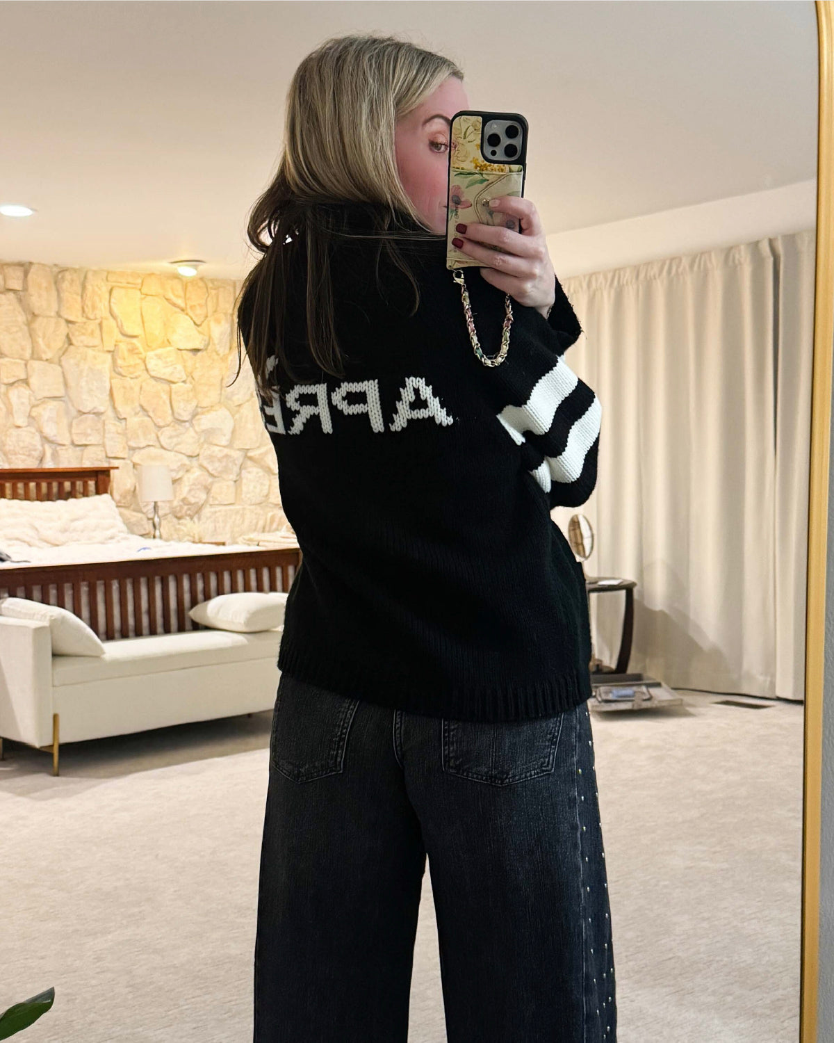 Après Ski Varsity Cardigan by Pink Pineapple |The Mom Edit Shop