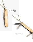 Antique Rare Pocket Knife Necklaces