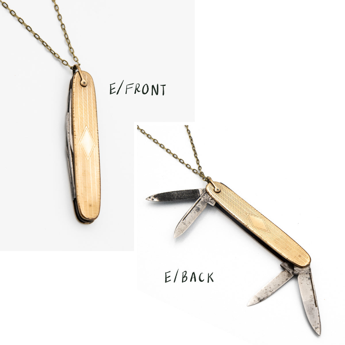 Antique Rare Pocket Knife Necklaces