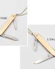 Antique Rare Pocket Knife Necklaces