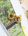 chunky gold hoop earrings