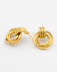 chunky gold hoop earrings