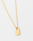 gold locket necklace