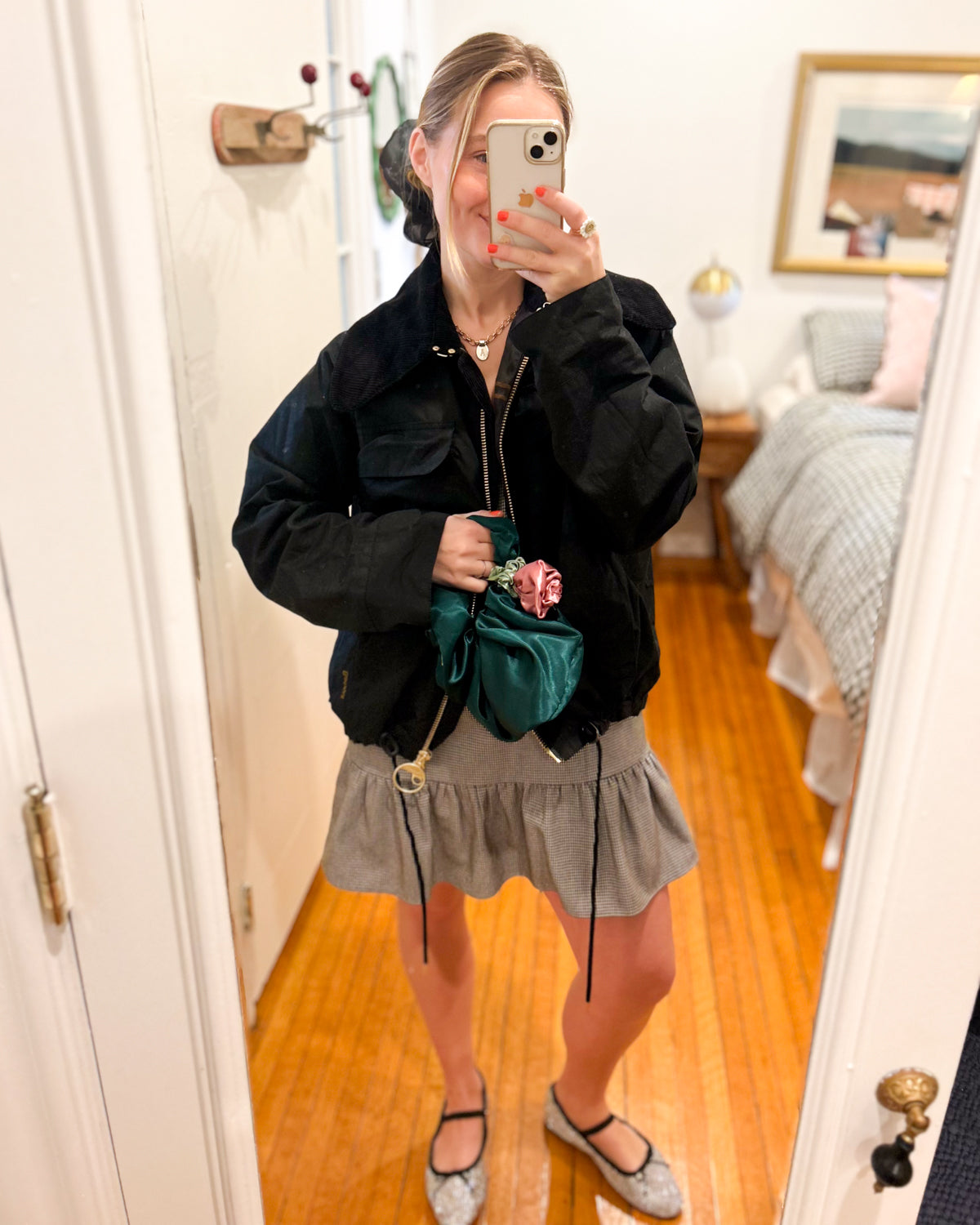 Rosette Scrunchie Bag