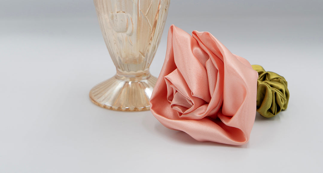 TEA ROSE COLORED LACED SCRUNCHIE - ELEGANT! UNIQUE! COMBINE TEA ROSE COLORED LACED SCRUNCHIE - ELEGANT! UNIQUE! COMBINE