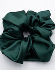 Giant Satin Scrunchie | Deep Teal