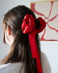 Rose Claw Clip | Red