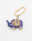 Vintage Cloisonné Elephant Bag Charm