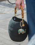 Vintage Cloisonné Elephant Bag Charm