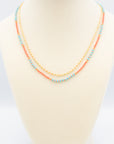 Chain + Beaded Necklace Set