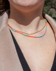 Chain + Beaded Necklace Set