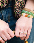 Citrine Stacker Rings