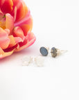 Sterling Silver Gemstone Studs