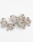 Vintage Hair Bow Clips, Set of 3