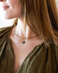 Watermelon Tourmaline Beaded Necklace