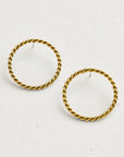 Rope Hoop Earrings