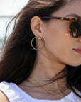 Rope Hoop Earrings