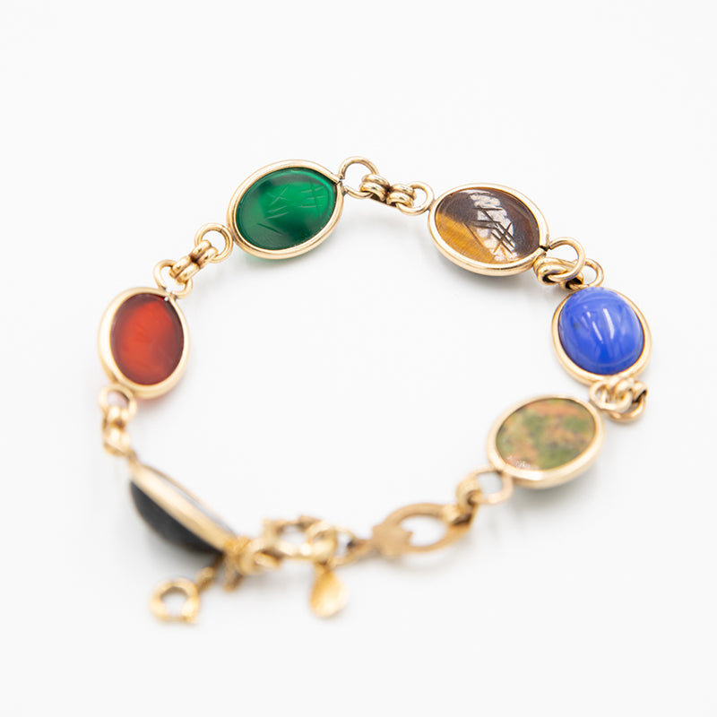 Vintage Scarab Bracelets