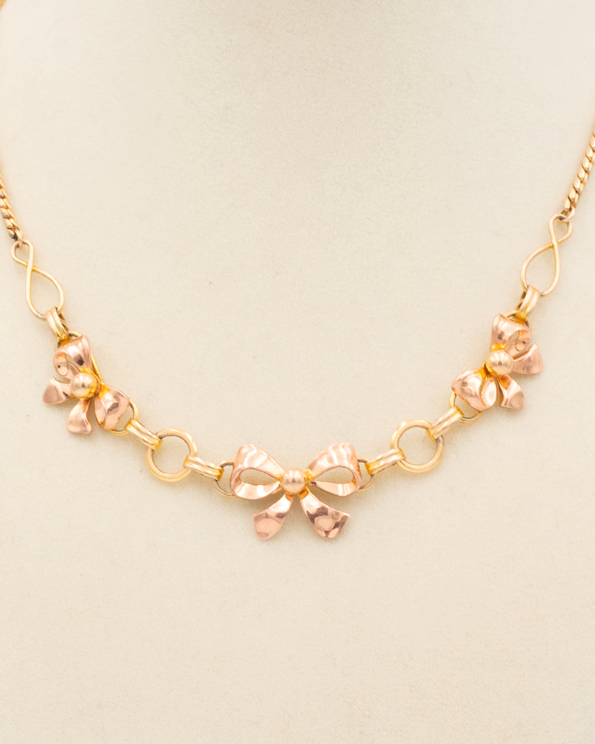 Antique &quot;Bow&quot; Statement Necklace