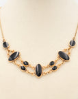 Antique Onyx Statement Necklace