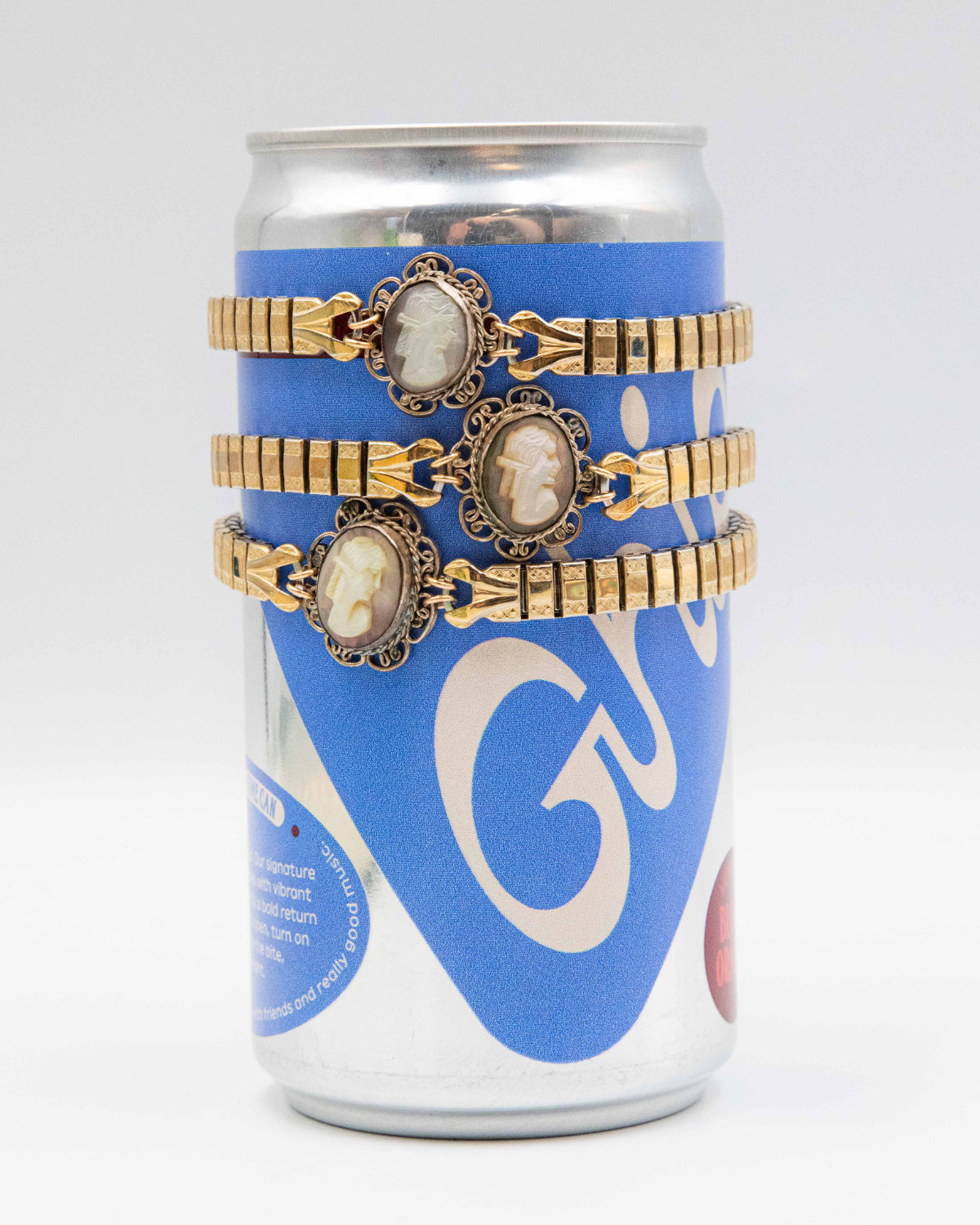 Vintage Cameo Watch Band Bracelet