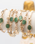 Vintage Jade Watch Band Bracelet