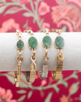 Vintage Jade Watch Band Bracelet