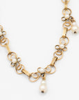 Antique Pearl Statement Necklace