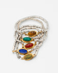 Thin Vintage Scarab Watch Band Bracelet