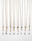 18” Victorian Chatelaine Necklace: Opal